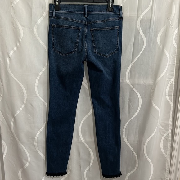 Ann Taylor Fur Trimmed, The Skinny, Modern Fit Jeans, Size 2. - Picture 3 of 6